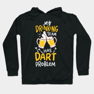 Dart Player T-Shirt aim beer throw goal gift Hoodie